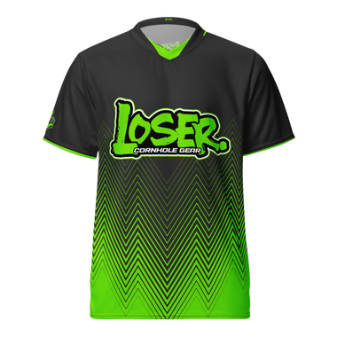 Loser Logo Premium V Neck Jersey Tee