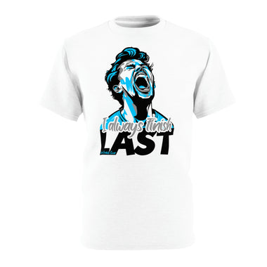I Always Finish Last Unisex AOP Cut & Sew Jersey Tee