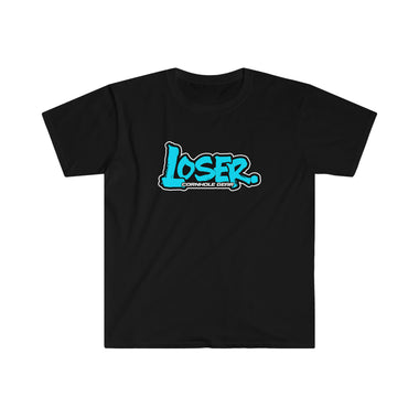 LOSER Turquoise Script Logo Unisex Softstyle T-Shirt - MULTIPLE COLORS