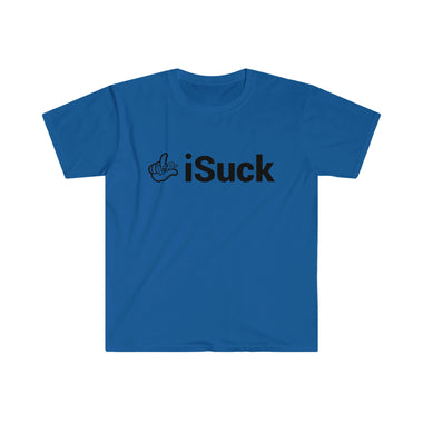 iSuck Black Logo Unisex Softstyle T-Shirt - MULTIPLE COLORS
