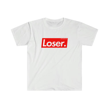 LOSER. Trendy Unisex Softstyle T-Shirt - BLACK