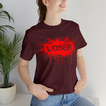 Loser "STENCIL"  Unisex Jersey Short Sleeve Tee