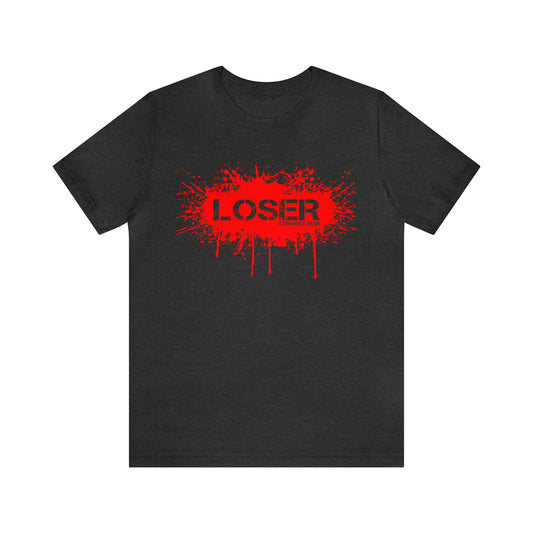 LOSER CORNHOLE #2 Unisex AOP Cut & Sew Jersey Tee – LOSER Cornhole Gear