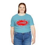 Loser "STENCIL"  Unisex Jersey Short Sleeve Tee