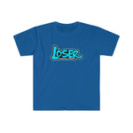 LOSER Turquoise Script Logo Unisex Softstyle T-Shirt - MULTIPLE COLORS