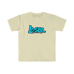 LOSER Turquoise Script Logo Unisex Softstyle T-Shirt - MULTIPLE COLORS