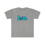 LOSER Turquoise Script Logo Unisex Softstyle T-Shirt - MULTIPLE COLORS