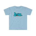 LOSER Turquoise Script Logo Unisex Softstyle T-Shirt - MULTIPLE COLORS