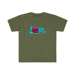 LOSER 0-2 Turquoise Logo Unisex Softstyle T-Shirt - MULTIPLE COLORS