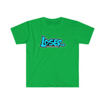 LOSER Turquoise Script Logo Unisex Softstyle T-Shirt - MULTIPLE COLORS