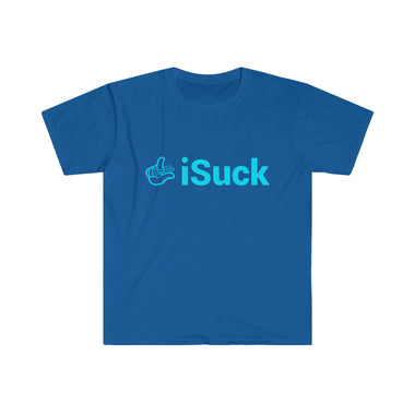 iSuck Turquoise Logo Unisex Softstyle T-Shirt - MULTIPLE COLORS