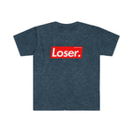 LOSER. Trendy Unisex Softstyle T-Shirt - BLACK