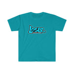 LOSER Turquoise Script Logo Unisex Softstyle T-Shirt - MULTIPLE COLORS