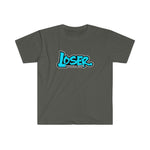 LOSER Turquoise Script Logo Unisex Softstyle T-Shirt - MULTIPLE COLORS