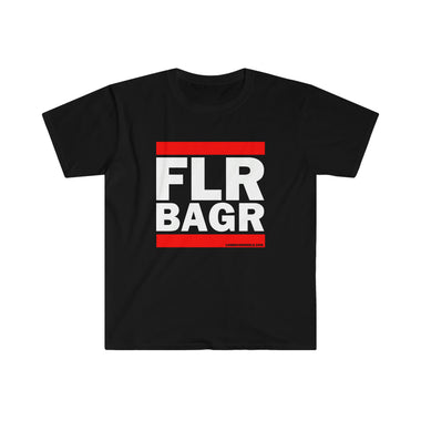 FLR BAGR Unisex Softstyle T-Shirt - BLACK