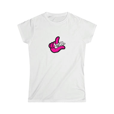 LOSER Pink Hand Logo Women's Softstyle Tee - MULTIPLE COLORS