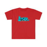 LOSER Turquoise Script Logo Unisex Softstyle T-Shirt - MULTIPLE COLORS