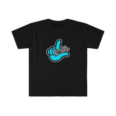 LOSER Turquoise Hand Logo Unisex Softstyle T-Shirt - MULTIPLE COLORS