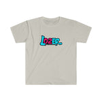 LOSER 0-2 Turquoise Logo Unisex Softstyle T-Shirt - MULTIPLE COLORS