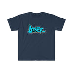 LOSER Turquoise Script Logo Unisex Softstyle T-Shirt - MULTIPLE COLORS