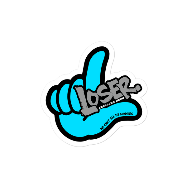 LOSER Bubble-free sticker – LOSER Cornhole Gear